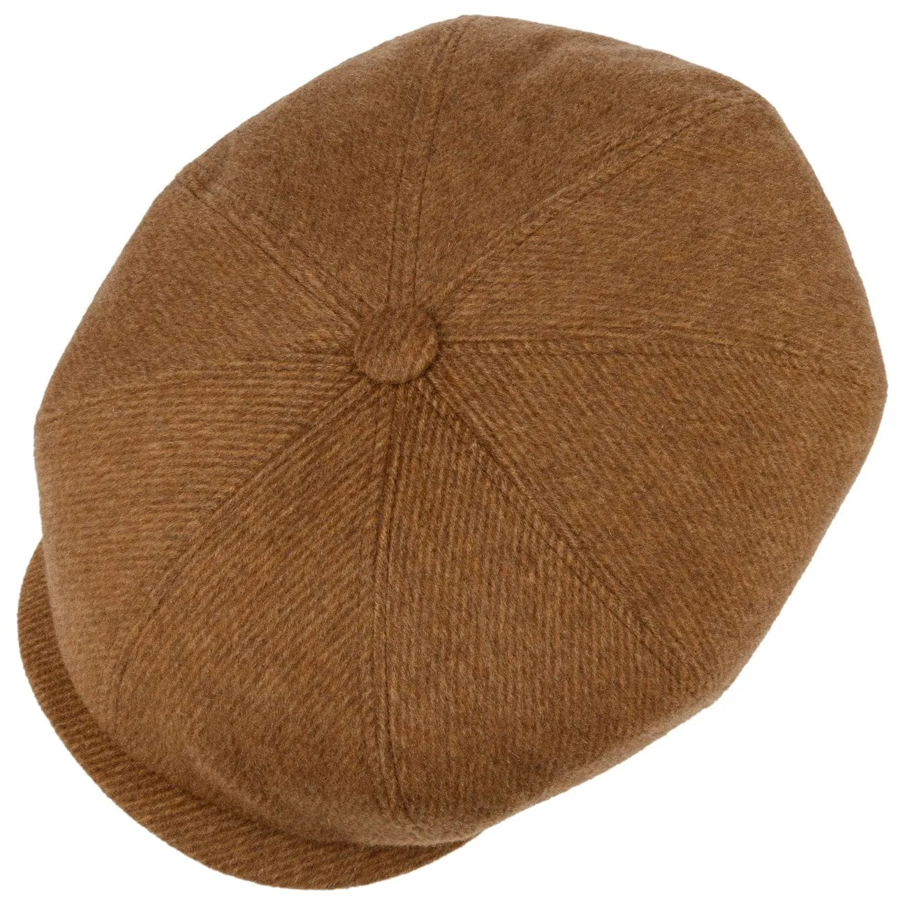 Hatteras Soft Herringbone Newsboy Cap by Stetson