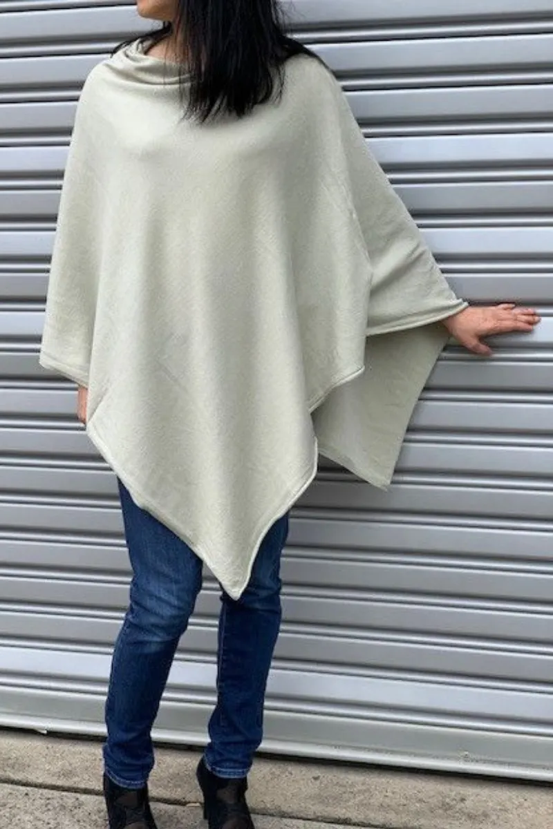 Zura Poncho Cashmere Viscose Blend All Colours